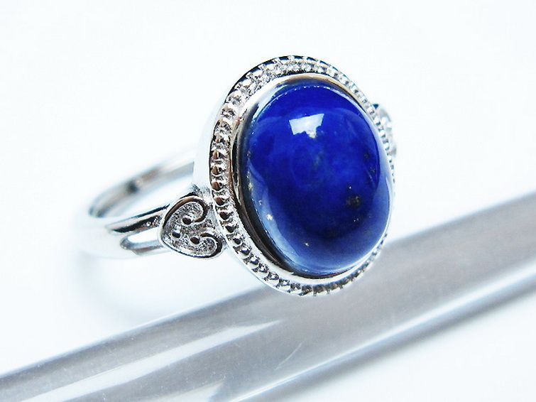 ラピスラズリ 指輪 (17号)[T109-3288] 3枚目