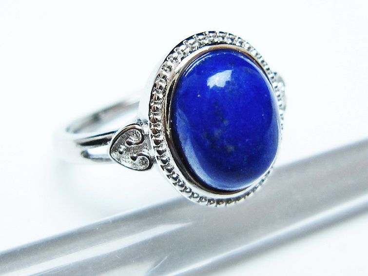 ラピスラズリ 指輪 (17号)[T109-3291] 3枚目