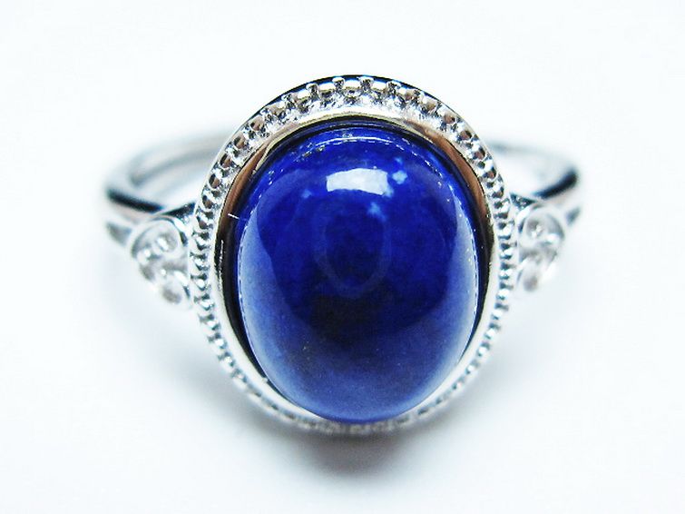 ラピスラズリ 指輪 (17号)[T109-3292] 1枚目