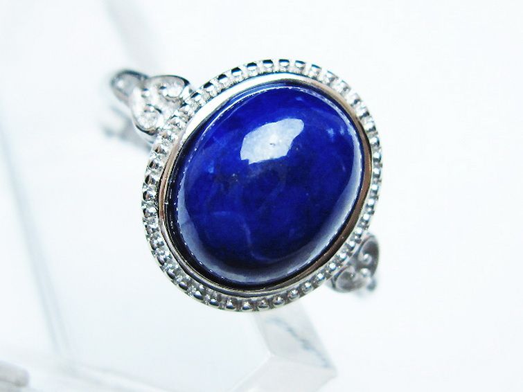 ラピスラズリ 指輪 (17号)[T109-3292] 2枚目