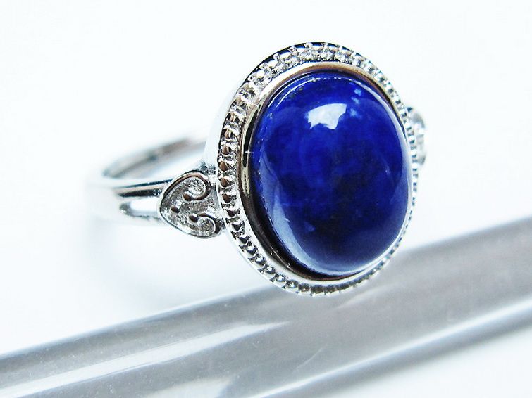 ラピスラズリ 指輪 (17号)[T109-3292] 3枚目