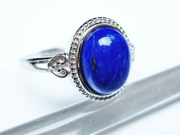 ラピスラズリ 指輪 (17号)[T109-3294] 3枚目