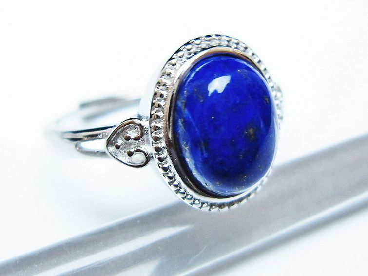 ラピスラズリ 指輪 (16号)[T109-3300] 3枚目