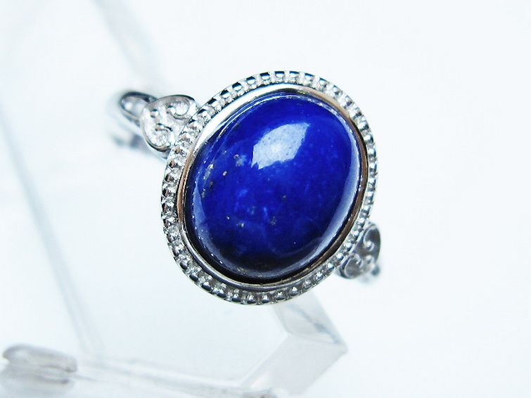 ラピスラズリ 指輪 (17号)[T109-3301] 2枚目