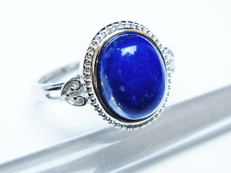 ラピスラズリ 指輪 (17号)[T109-3301] 3枚目