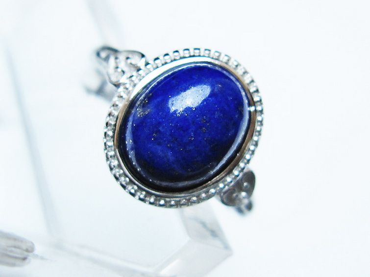 ラピスラズリ 指輪 (16号)[T109-3303] 2枚目
