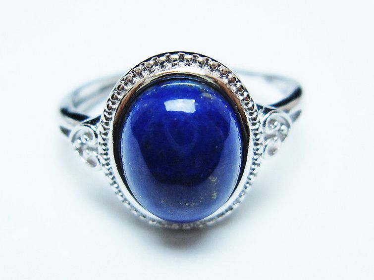 ラピスラズリ 指輪 (17号)[T109-3304] 1枚目