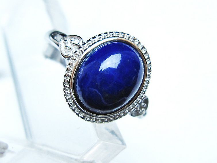 ラピスラズリ 指輪 (17号)[T109-3304] 2枚目