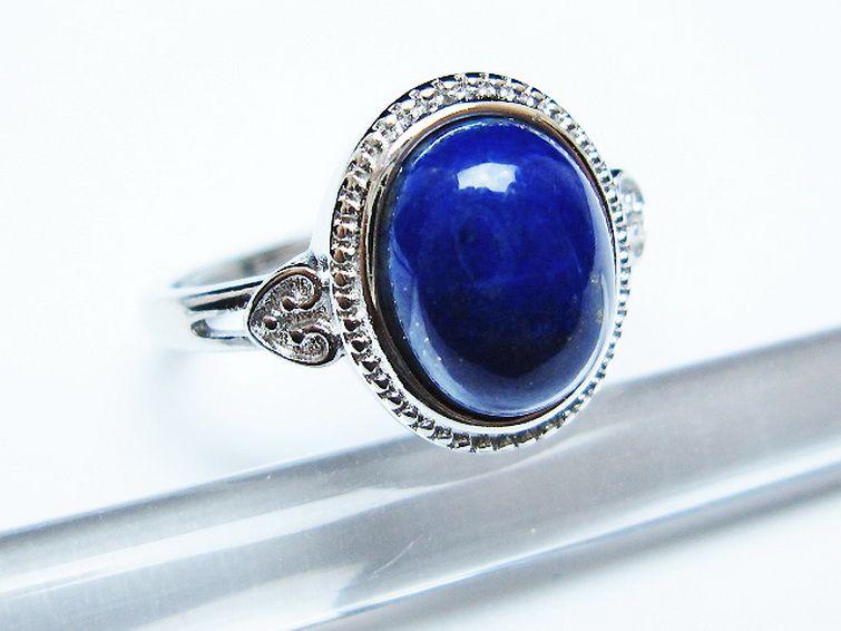 ラピスラズリ 指輪 (17号)[T109-3304] 3枚目