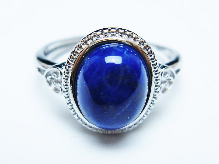 ラピスラズリ 指輪 (17号)[T109-3308] 1枚目