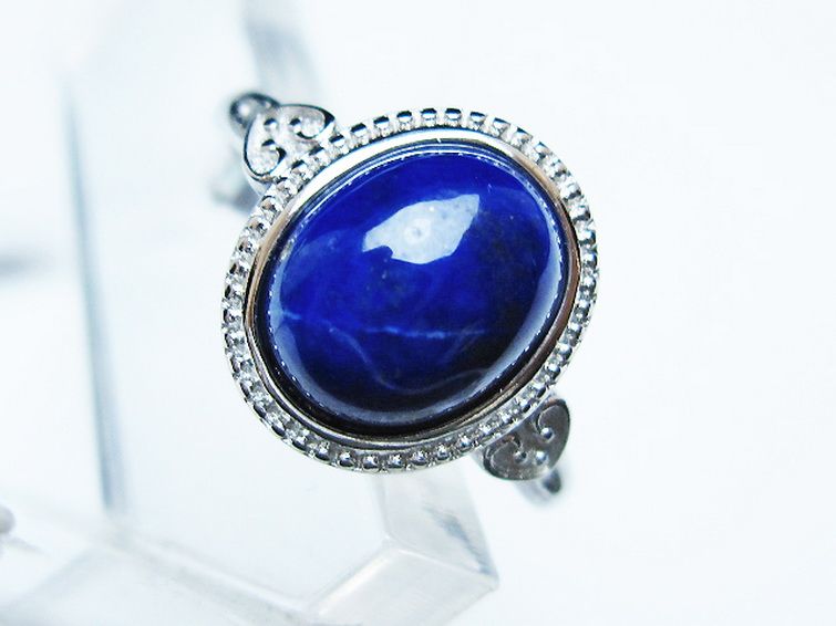 ラピスラズリ 指輪 (17号)[T109-3308] 2枚目