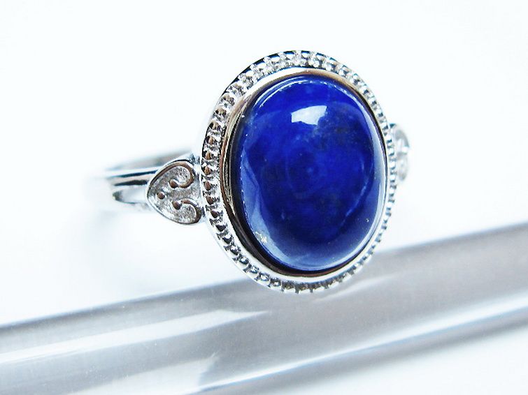 ラピスラズリ 指輪 (17号)[T109-3308] 3枚目