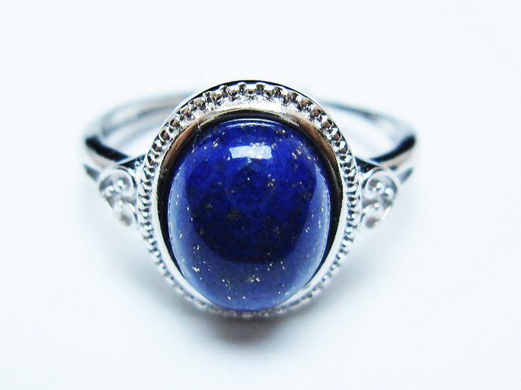 ラピスラズリ 指輪 (16号)[T109-3310] 1枚目