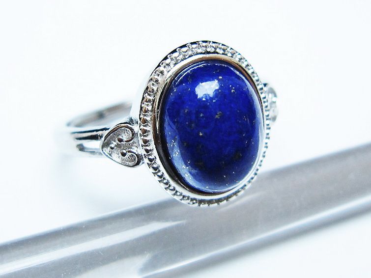 ラピスラズリ 指輪 (16号)[T109-3310] 3枚目