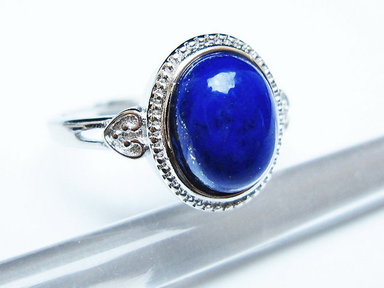 ラピスラズリ 指輪 (17号)[T109-3316] 3枚目