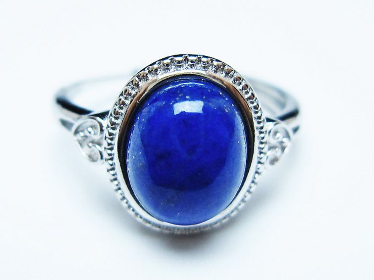 ラピスラズリ 指輪 (17号)[T109-3321] 1枚目