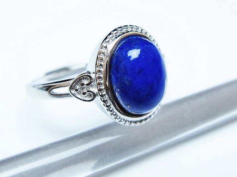 ラピスラズリ 指輪 (17号)[T109-3321] 3枚目