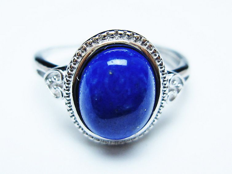 ラピスラズリ 指輪 (16号)[T109-3324] 1枚目