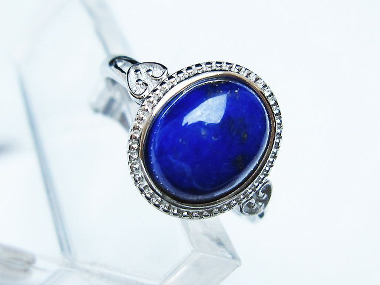 ラピスラズリ 指輪 (16号)[T109-3331] 2枚目