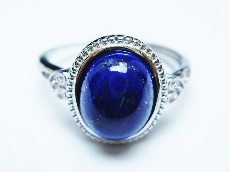 ラピスラズリ 指輪 (17号)[T109-3338] 1枚目