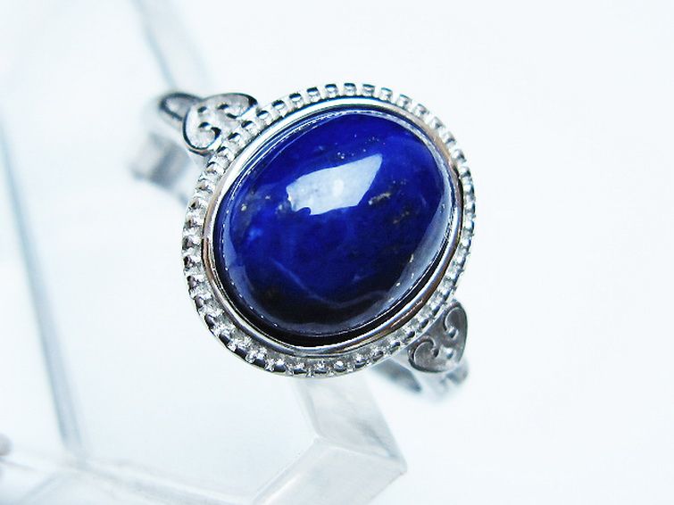 ラピスラズリ 指輪 (17号)[T109-3338] 2枚目