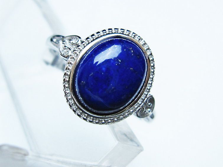 ラピスラズリ 指輪 (16号) [t109-3347] 2枚目