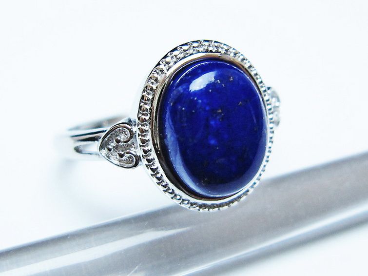 ラピスラズリ 指輪 (16号) [t109-3347] 3枚目