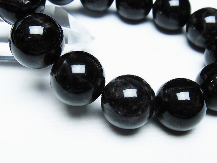 モリオン 純天然 黒水晶 ブレスレット 18mm [T112-7456] 3枚目