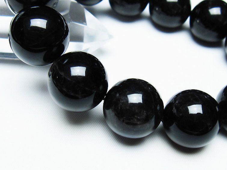 モリオン 純天然 黒水晶 ブレスレット 18mm [T112-7459] 3枚目