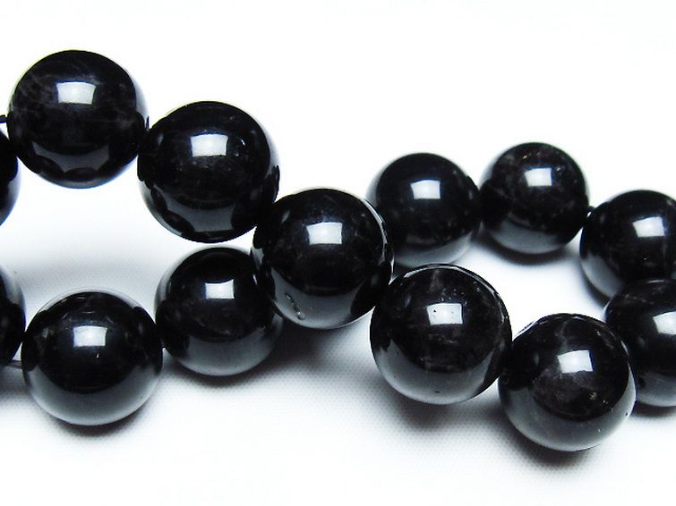 モリオン 純天然 黒水晶 ブレスレット 16mm [T112-7467] 2枚目