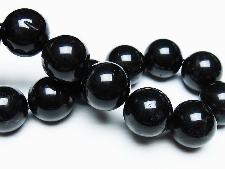 モリオン 純天然 黒水晶 ブレスレット 16mm [T112-7468] 2枚目