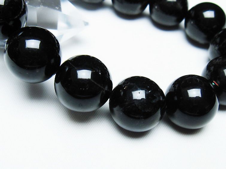モリオン 純天然 黒水晶 ブレスレット 16mm [T112-7474] 3枚目