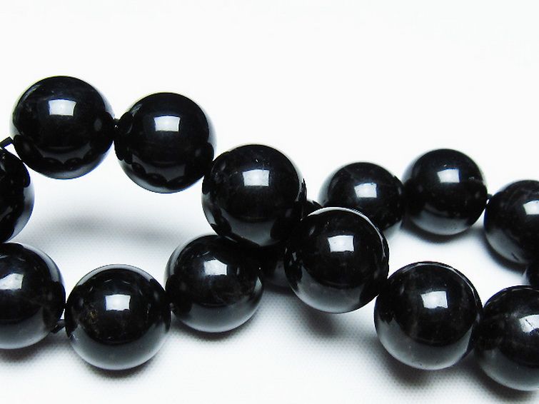 モリオン 純天然 黒水晶 ブレスレット 14mm [T112-7476] 2枚目