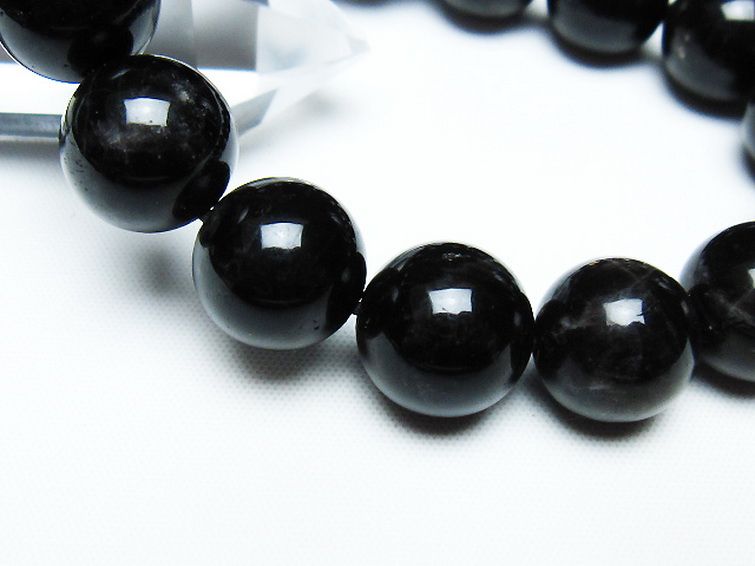 モリオン 純天然 黒水晶 ブレスレット 14mm [T112-7493] 3枚目