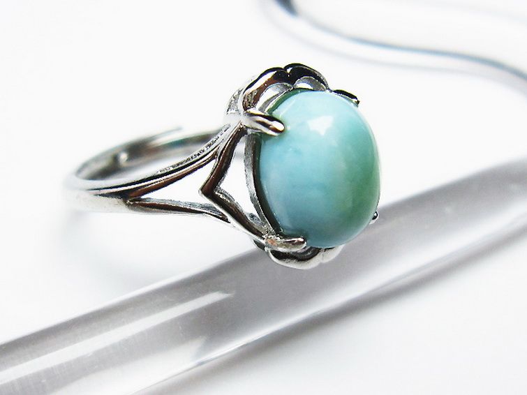 ラリマー 指輪 (17号)[T113-12293] 3枚目