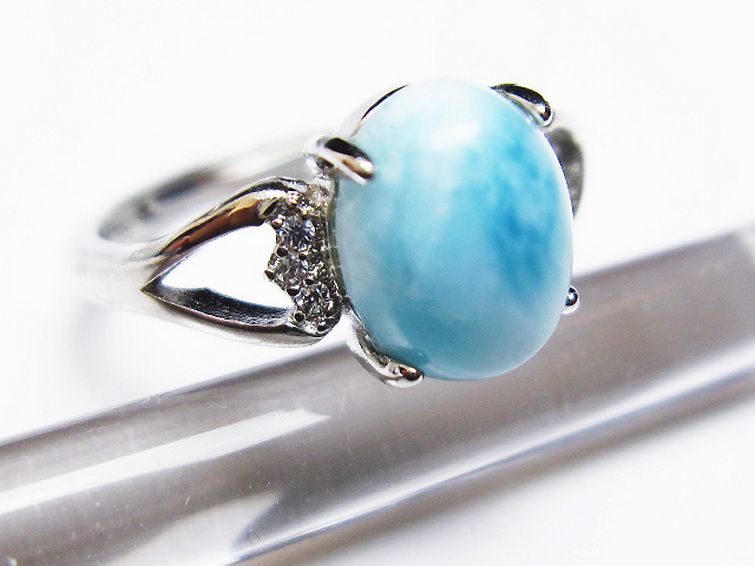 ラリマー 指輪 (13号)[t113-12762]