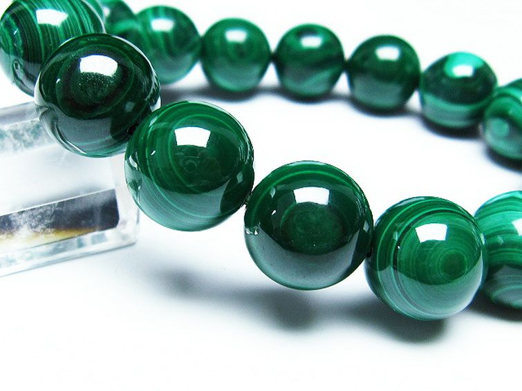 マラカイト天眼 ブレスレット 14mm [t115-3854] 3枚目