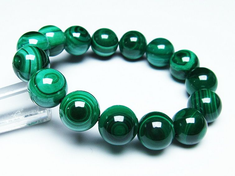 マラカイト天眼 ブレスレット 15mm [t115-3872] 1枚目