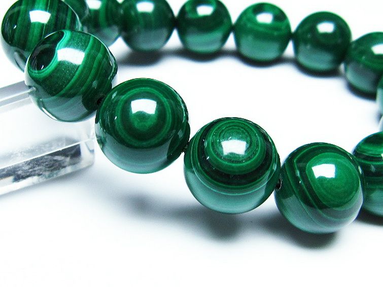 マラカイト天眼 ブレスレット 15mm [t115-3874] 3枚目