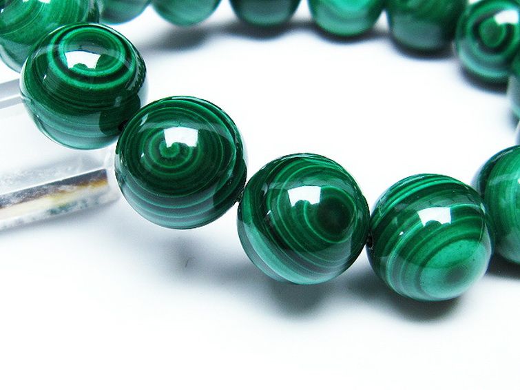 マラカイト天眼 ブレスレット 15mm [t115-3894] 3枚目