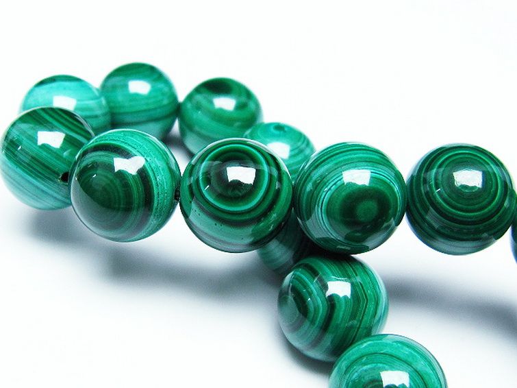 マラカイト天眼 ブレスレット 14mm [t115-3919] 2枚目