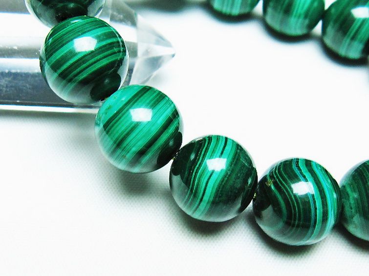 マラカイト ブレスレット 15mm [T115-4381] 3枚目