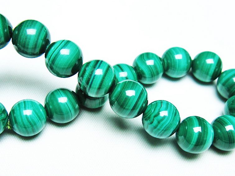 マラカイト ブレスレット 10mm [T115-4405] 2枚目