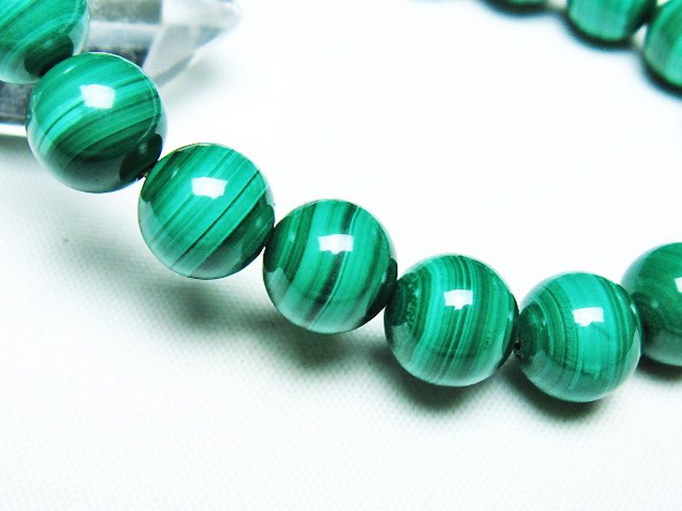マラカイト ブレスレット 10mm [T115-4405] 3枚目