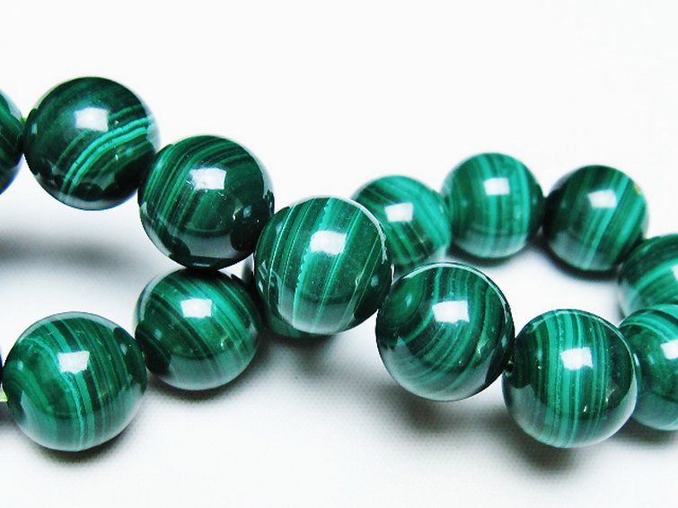 マラカイト ブレスレット 13mm [T115-4478] 2枚目