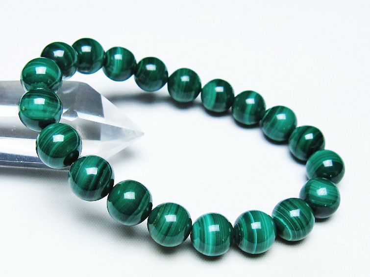 マラカイト ブレスレット 10mm [T115-4511] 1枚目
