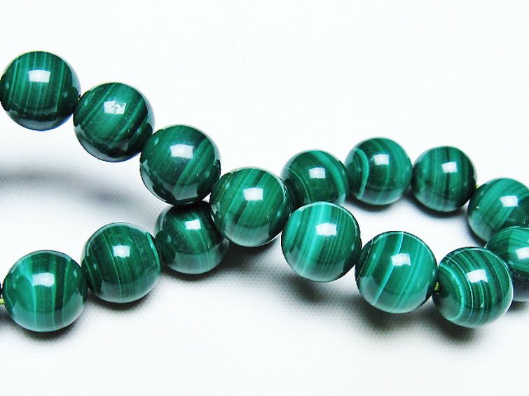 マラカイト ブレスレット 10mm [T115-4511] 2枚目