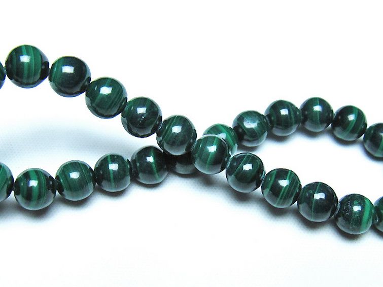 マラカイト ブレスレット 7mm [t115-4663] 2枚目