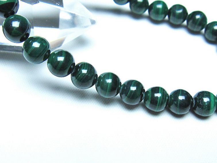 マラカイト ブレスレット 7mm [t115-4663] 3枚目