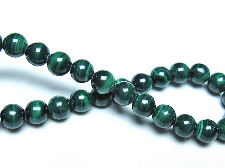 マラカイト ブレスレット 7mm [t115-4667] 2枚目